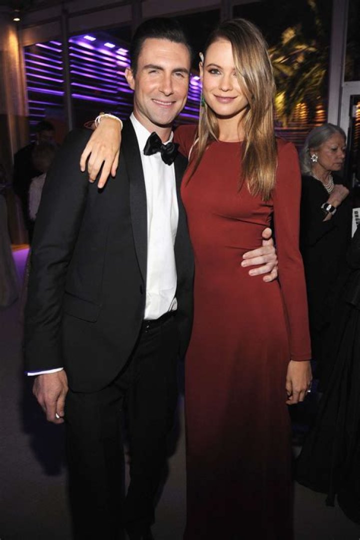 Adam Levine and Behati Prinsloo Go on a Breakfast Date With Their Daughters in Beverly Hills