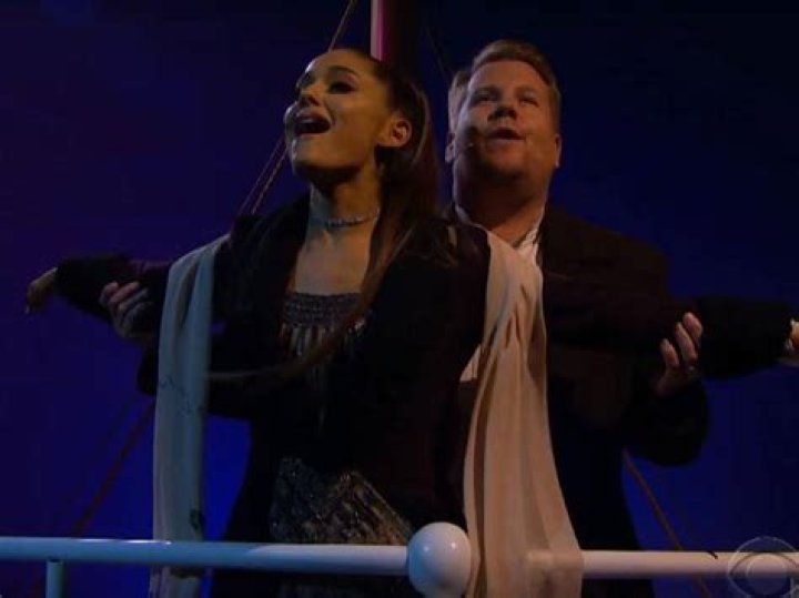 Ariana Grande and James Corden Recreated the ‘Titanic’ and We’re Not Crying, You Are