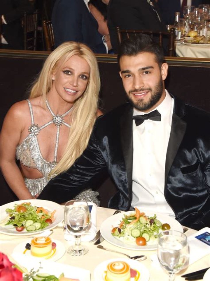 Britney Spears Wears a Ring on *That* Finger During First Red Carpet With Boyfriend Sam Asghari