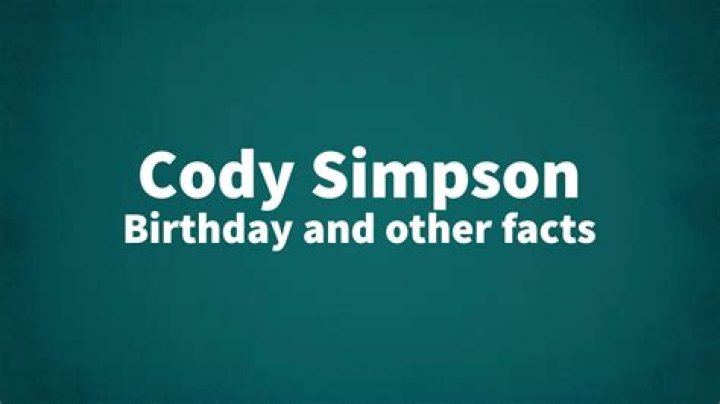 Cody Simpson – Celebsgraphy