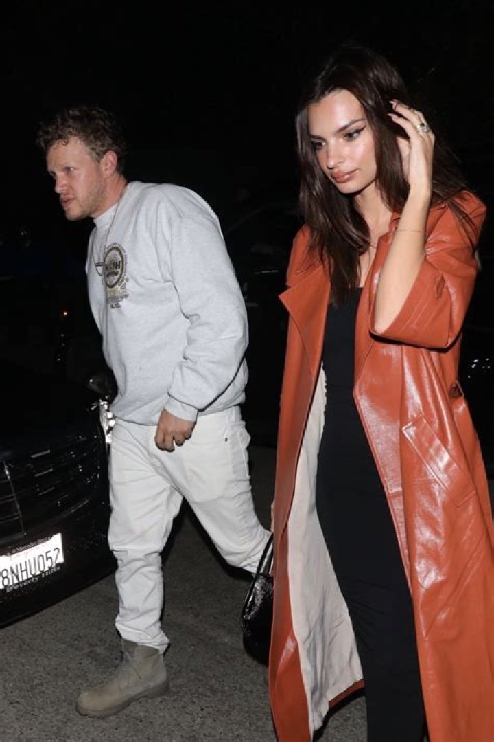 Cuties Emily Ratajkowski and Husband Sebastian Bear-McClard Attend WME Pre-Oscars Party