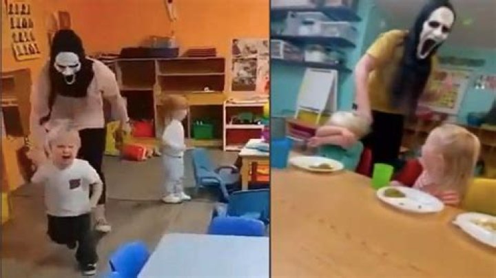 Daycare Workers Traumatize Children With 'Scream' Masks