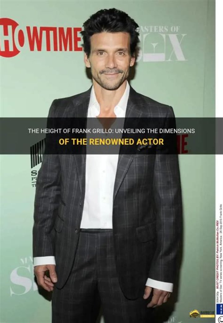 How tall is Frank Grillo