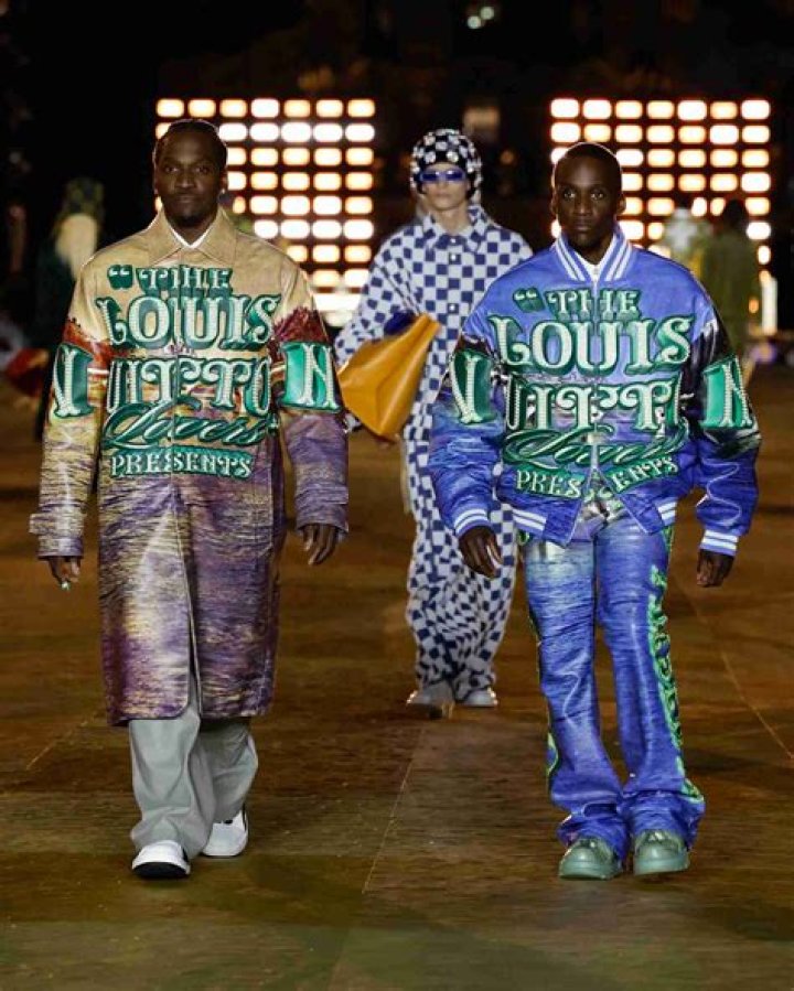 Pusha T Shows Off His Runway Walk During Pharrell's Louis Vuitton Fashion Show