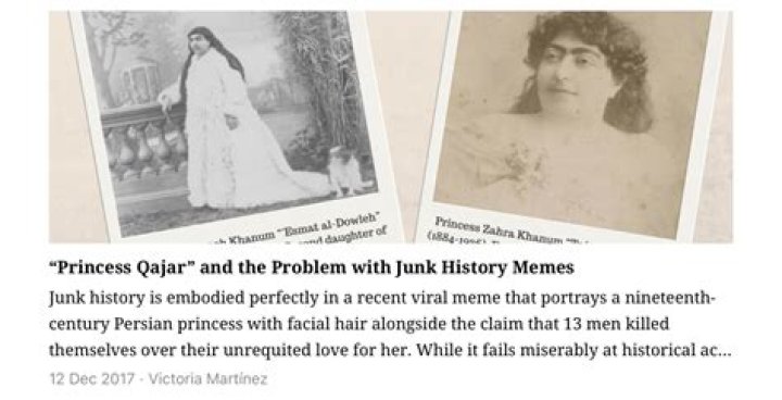 The Real Story Behind 'Princess Qajar' And Her Viral Meme