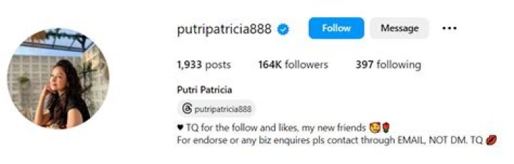 Who is Putri Patricia? Biodata, Wiki, Age, Husband, Kids, Family, Height, Net Worth